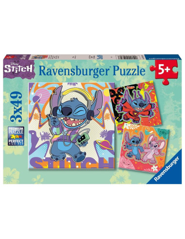 Puzzle ravensburger disney stitch 3x49