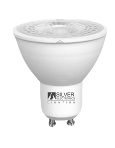 Bombilla led silver electronic eco dicroica 5w35w -  gu10 -  6000k -  38º -  381 lm -  luz fria -  a+