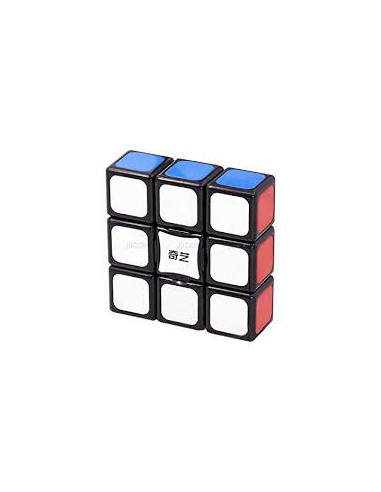 Cubo de rubik qiyi super floppy 3x3x1 bordes negros