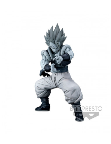 Figura banpresto dragon ball super super saiyan blue gogeta tones blanco & negro master stars piece