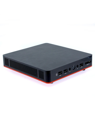 Mini caja ordenador phoenix thin mini itx  1 litro 50x187x207mm. oem sobremesa  3 x usb 2.0  sd  incluye soporte vesa para colg