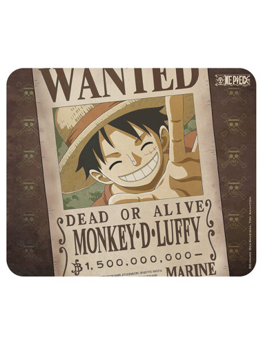 Alfombrilla raton abysse one piece cartel recompensa : luffy