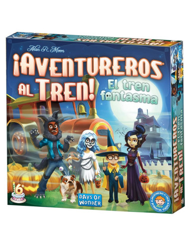 Juego de mesa ¡aventureros al tren! el tren fantasma pegi 6