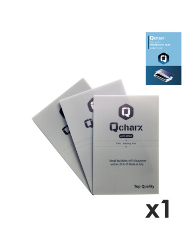 Laminas de proteccion frontales qcharx hidrogel autoreparación qx qx1 1 unidad