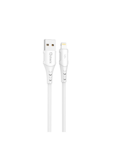 Cable qcharx lisbon usb a tipo c 3a - 1 m - pvc blanco