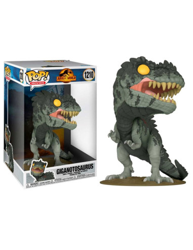 Funko pop jumbo cine jurassic park world dominion giganotosaurus 55378