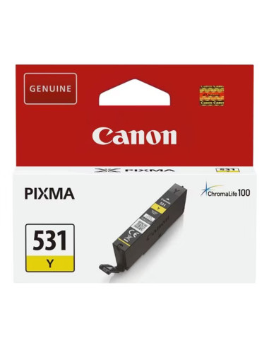 Cartucho tinta canon cli - 531y amarillo