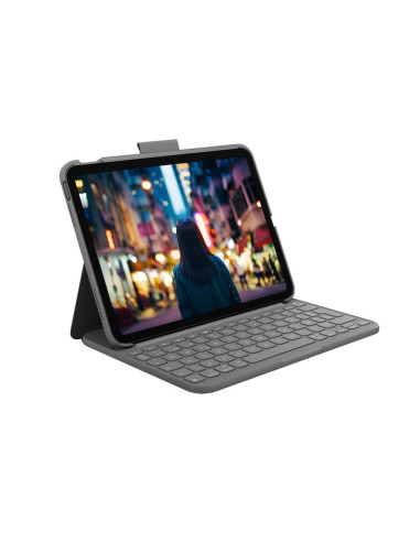 Funda logitech slim folio con teclado para ipad