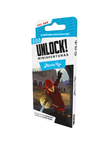 Juego de mesa unlock! miniaventuras máscara roja