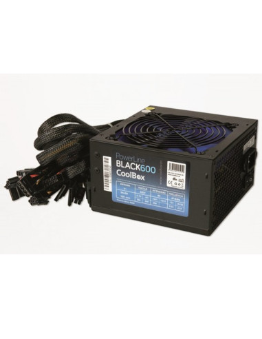 Fuente de alimentacion coolbox powerline black - 600 atx 600w