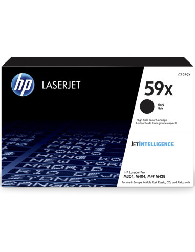 Toner hp 59x cf259x negro 10000 paginas