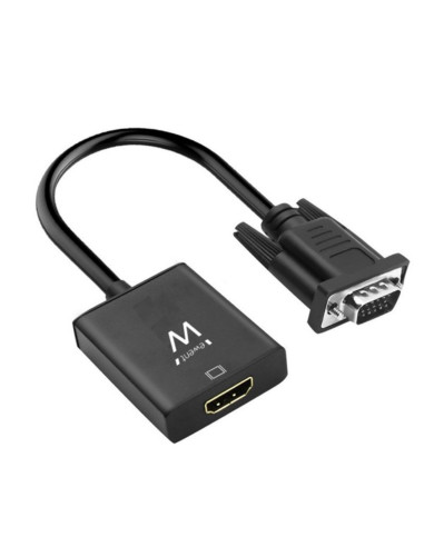 Cable adaptador ewent vga a hdmi con audio - macho - hembra