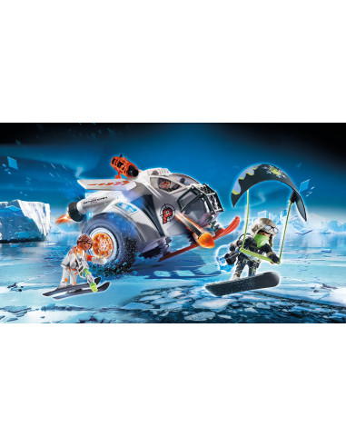 Playmobil espias spy team planeador de nieve