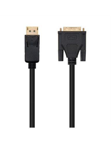 Cable displayport a dvi nanocable 2m negro -  macho - macho