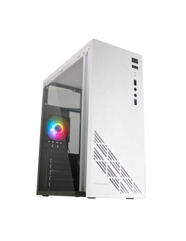 Caja ordenador mars gaming mc100w blanco atx 1 x usb 3.0 1 x usb 2.0 1 x 90mm frgb