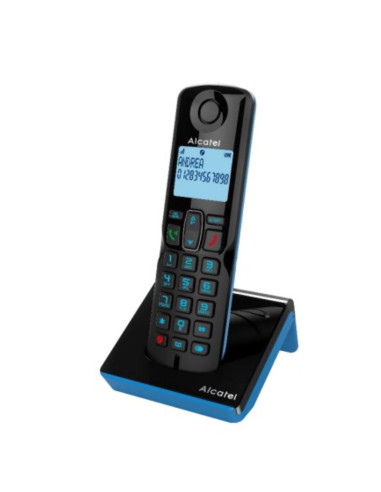 Telefono fijo inalambrico alcatel s280 ewe black - blue