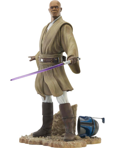 Figura diamond select toys star wars attack of the clones premier collection mace vindu 1 - 7 escala