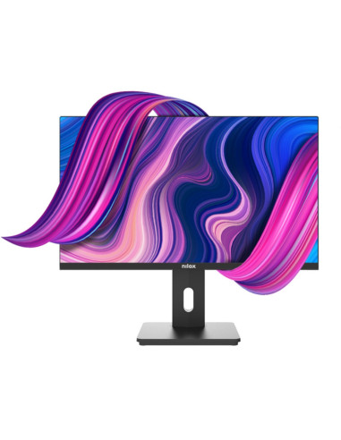 Monitor led 27pulgadas nilox nxm27reg02 ips - va - hdmi - dp - vga - 75hz - 4ms - vesa 100 x 100 - regulable