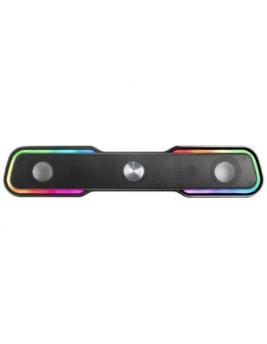 Barra de sonido mars gaming msbx 10w rgb negra