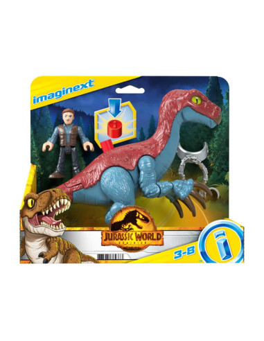 Figura mattel jurassic world therizinosaurus