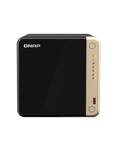 Servidor nas qnap ts - 464 - 8g 4xhdd - bay 2x2.5gbe 4xusb