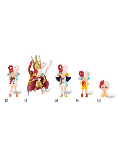 Figura banpresto one piece film red world collectable figure uta collection 7cm