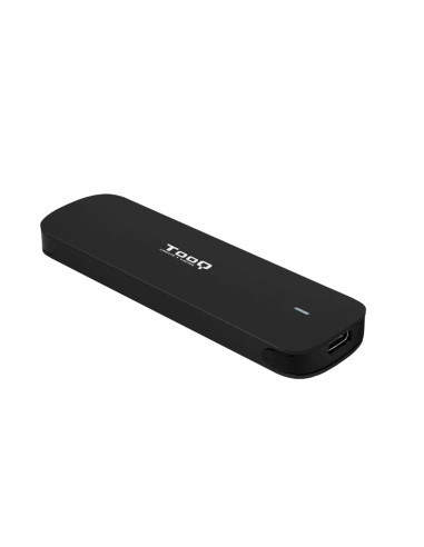 Carcasa disco duro tooq tqe - 2201b para ssd m.2 usb tipo c negra