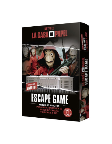 Juego de mesa la casa de papel: escape game 2 edad recomendada 14 años