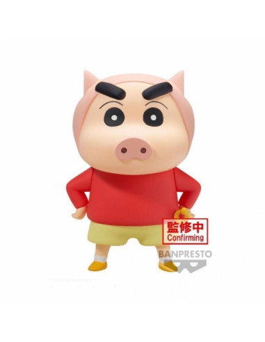 Figura banpresto crayon shinchan cosplay shinchan pig 11cm