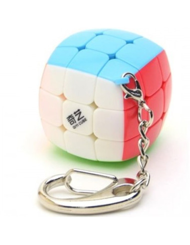 Cubo de rubik qiyi mini 3.5cm llavero 3x3 stickerless