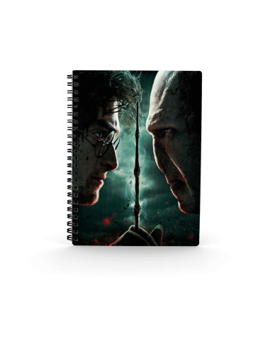 Libreta efecto 3d sd toys harry potter harry vs voldemort