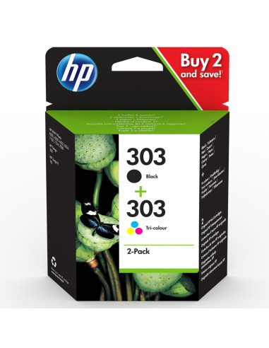 Pack cartucho tinta hp 3ym92ae nº 303