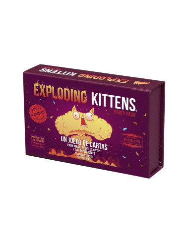 Juego de mesa asmodee exploding kittens party pack pegi 7