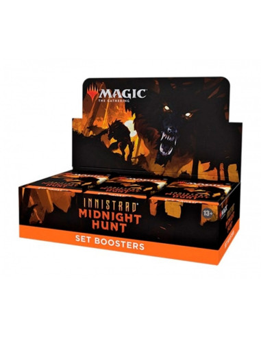 Juego de cartas set booster wizards of the coast magic the gathering innistrad midnight hunt 30 sobres ingles