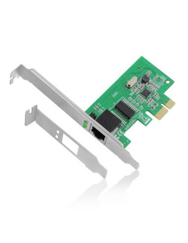 Tarjeta de red ethernet pci.express 10 - 100 - 1000 ewent incluye perfil bajo lp low profile