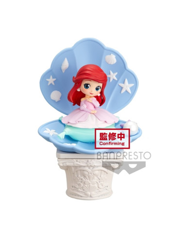 Figura banpresto q posket disney la sirenita ariel vestido rosa ver. a