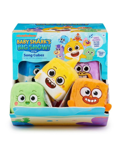 Peluches pequeños con sonidos wowwee baby shark 12 unidades