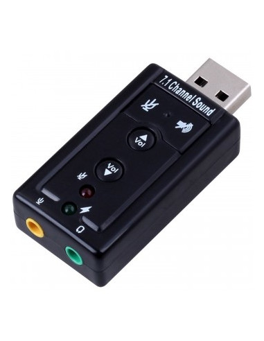 Adaptador de audio ewent ew3762 7.1 -  usb 2.0