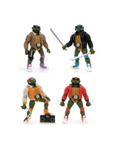 Surtido figuras (4) the loyal subjects tortugas ninja street gang 13 cm exclusive 1