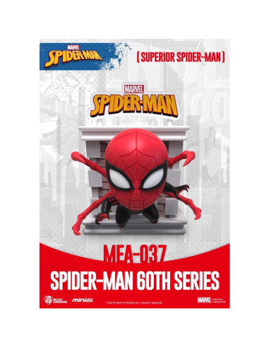 Figura beast kingdom mini egg attack marvel spider - man superior spider - man serie 60 aniversario