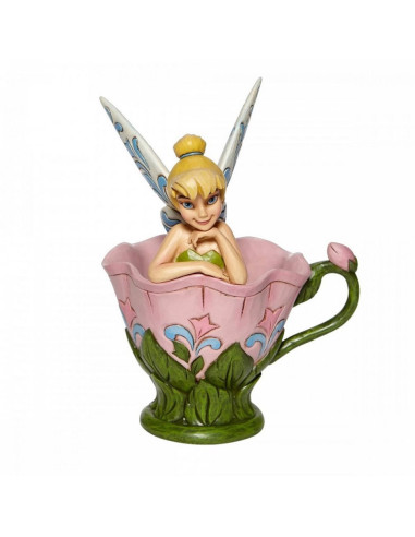 Figura enesco disney peter pan campanilla en flor