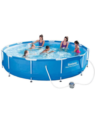 Bestway 56681 piscina desmontable tubular 366x76cm con depuradora