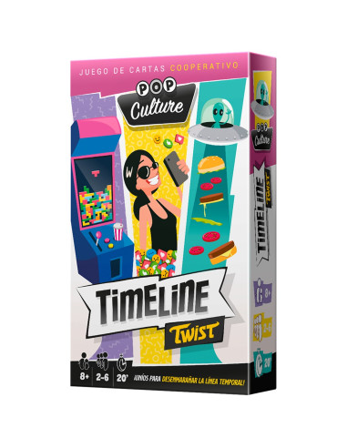 Juego de mesa timeline twist pop culture pegi 7