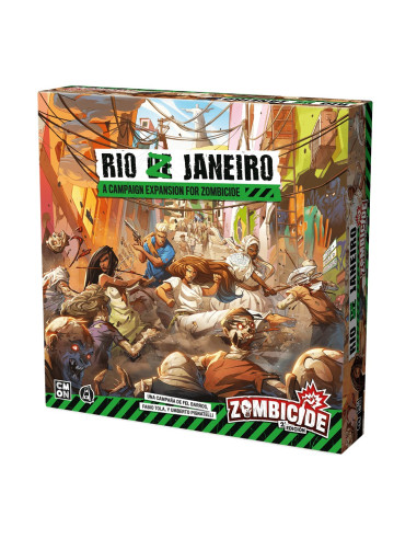 Juego de mesa zombicide 2e rio z janeiro edad recomendada 14 años