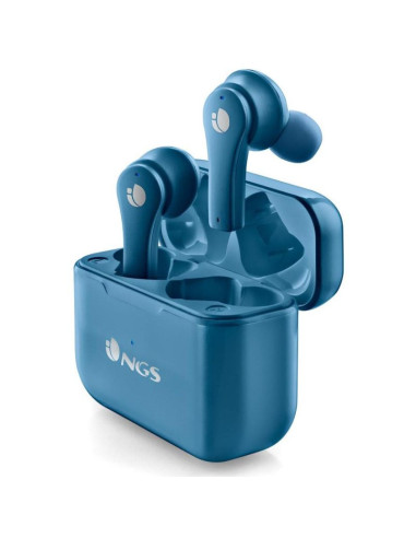 Auriculares inalambricos ngs artica bloom azure bluetooth 5.1 + estuche de carga - azul