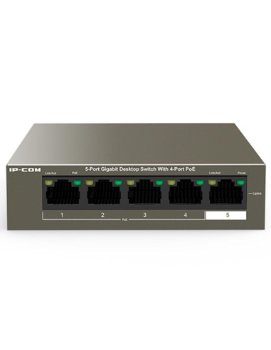 Switch ip - com g1105p - 4 - 63w 5 puertos