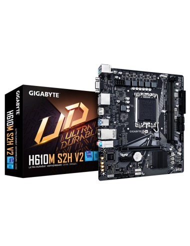 Placa base gigabyte h610m s2h v2 lga 1700 ddr5 microatx