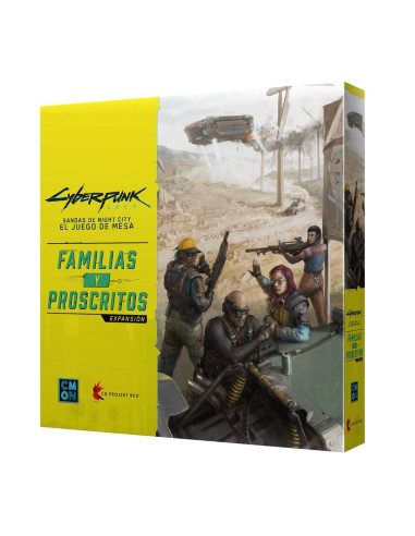 Juego de mesa cyberpunk 2077: familias y proscritos edad recomendada 14 años