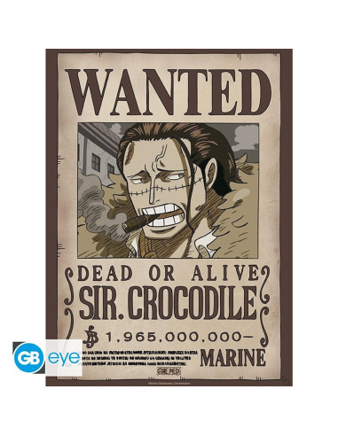 Poster gb eye one piece wanted crocodile wano