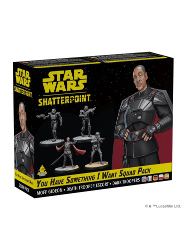 Juego de mesa star wars shatterpoint you have something i want squad pack edad recomendada 14 años